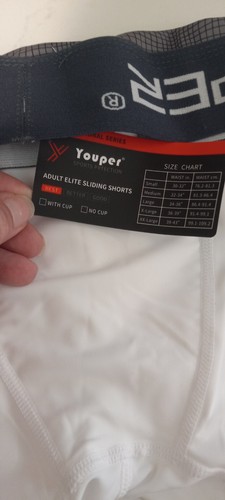 Adult Elite Compression Padded Sliding Shorts for Baseball, Size S - Picture 3 of 6