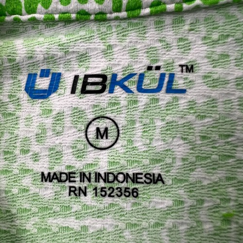 IBKUL Womens 1/4 Zip Pullover Top Sz M Green Mesh Sun UPF Resort Golf Casual - Picture 8 of 11