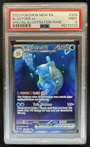 2023 Pokemon SV 151 Blastoise ex #200/165 PSA 9