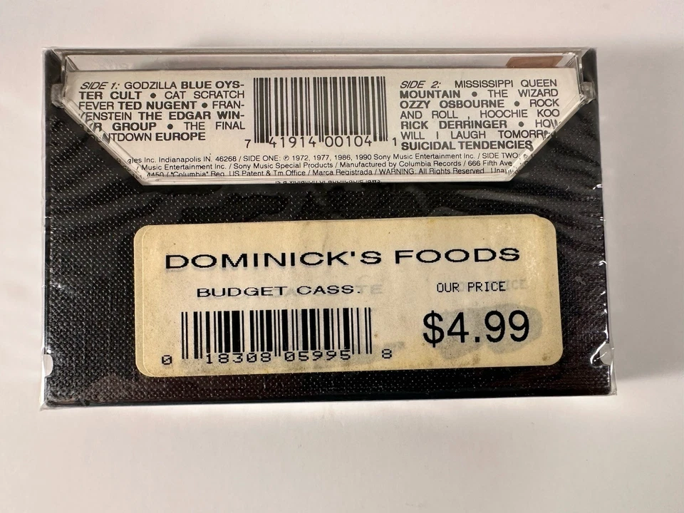 Vintage Hot 'N Heavy Cassette Tape Rock Ozzy Nugent Suicidal Tendencies Europe - Image 3 of 4