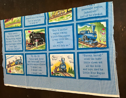 Little Engine That Could Story Panel Spring Industries Sewing Fabric Soft Book - Picture 3 of 5