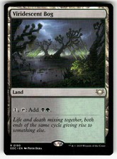 VIRIDESCENT BOG #190 (RARE LAND) MTG COMMANDER: EDGE OF ETERNITIES