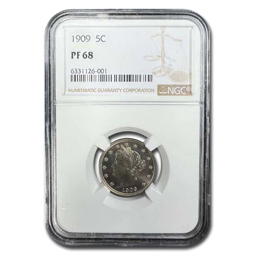 1909 Liberty Head V Nickel PF-68 NGC