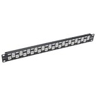 Tripp Lite 24-Port Cat6a Cat6 Cat5e Feed-Through Patch Panel Offset RJ45 1U
