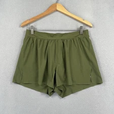 Ten Thousand Shorts Mens Medium Green The Distance Short Drawstring Running EUC