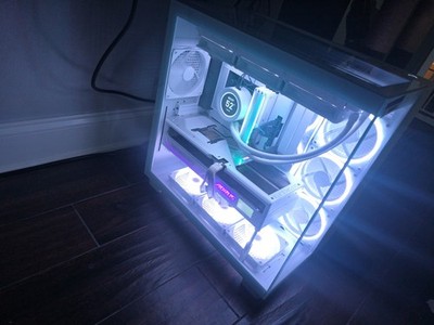 Custom Built White Gaming PC 