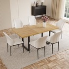 New ListingExtendable Dining Set,5/7-piece set, kitchen furniture,Dining table and chairs