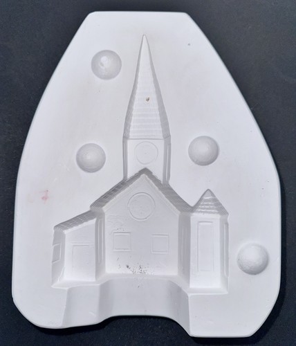 Macky Vintage Ceramic Slip Casting Mold 5250 Church - Picture 3 of 6