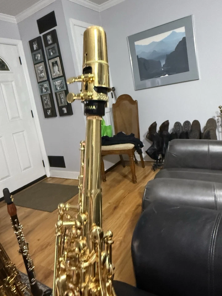 Saxofón Soprano Como Nuevo con Estuche Original 2 Boquillas Foto 4 de 4