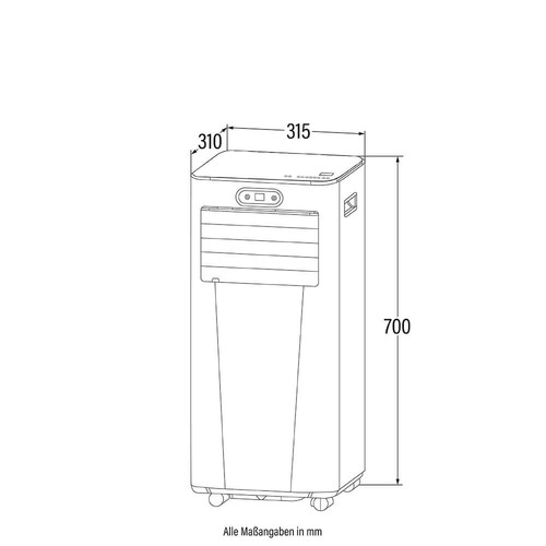 HOME DELUXE - Klimaanlage Mobil SET MOKLI XL DELUXE - 9000 BTU/h (2.600 Watt) - Bild 8 von 10