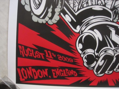 PEARL JAM POSTER LONDON ENGLAND 2009 ACORN EDDIE VEDDER UK - Picture 5 of 8