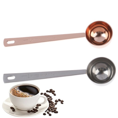 Cuchara medidora de metal de 15 ml cuchara de café espesar mesa de mango largo J YNJUAU; j9 - Imagen 2 de 14