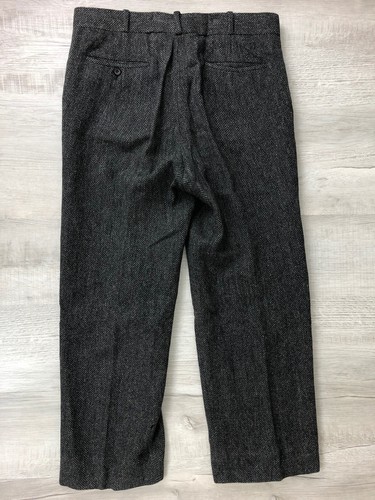 Vintage Polyester Pants Unbranded Brown/Gray Mens Size 34 x 28 See Photos - Picture 2 of 9