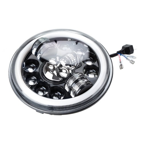 Par de faros LED redondos de 7 pulgadas Halo RGB para Porsche 911 912 914 924 928 944 - Imagen 17 de 22
