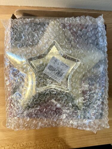 Set of 3: NEW Studio Nova Christmas Shine Gold 8” Star Candy Dish KT300/600 C1 - Picture 3 of 3