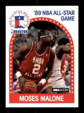 1989-90 Hoops #84 Moses Malone MINT Hawks AS 518588