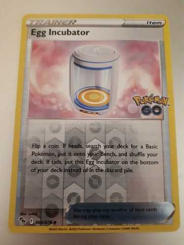 066/078 Egg Incubator | Uncommon Reverse Holo | Pokemon GO