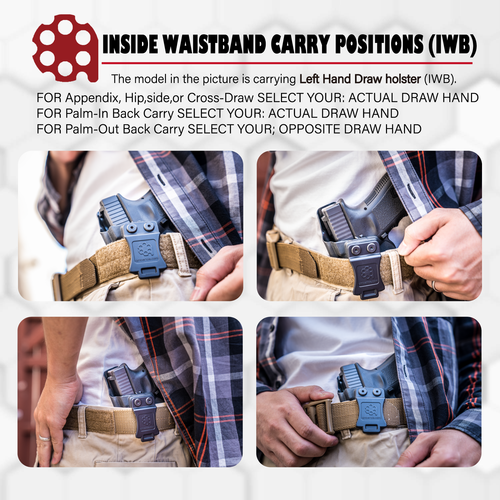 Amberide IWB KYDEX Holster Fit:S&W M&P Shield 9mm/.40with Integrated CT Laser - Picture 25 of 79