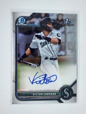 2022 Bowman Chrome Victor Labrada 1st Chrome Auto Mariners