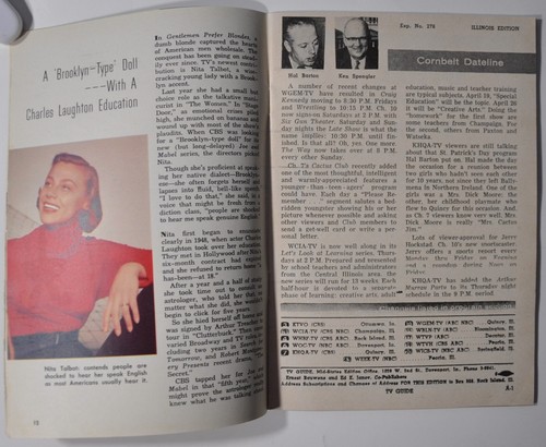 TV GUIDE April 1956 (Princess) GRACE KELLY: TV Invites You To Her Wedding - Picture 6 of 10