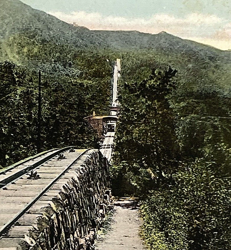 High Level Tramway to Peak Hong Kong RR Tram UDB Postcard B599 - Picture 3 of 3