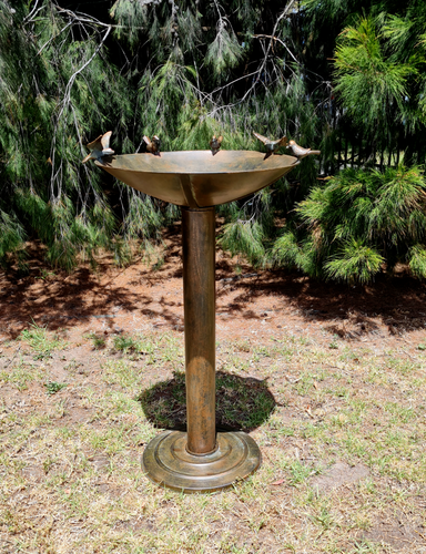 SOLID LARGE DESIGN BIRD feeder bath bush birds NEW 99CM HIGH - Picture 13 of 14