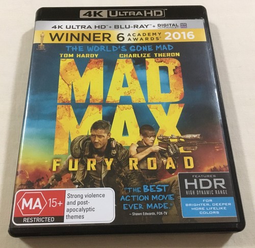 Mad Max Fury Road 4K (2015) - Ultra HD + Blu-Ray | Like-New | George Miller - Bild 1 von 4