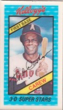 RON CAREW; 1980 KELLOGG'S Baseball  Card # 60