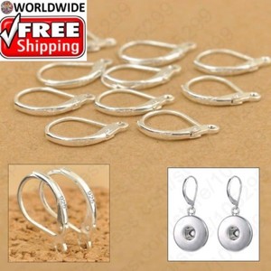 100pcs 925 Sterling Silver Earring Hooks Beads For Jewelry Making Image Is Loading 100pcs 925 Sterling Silver Earring Hooks Beads For