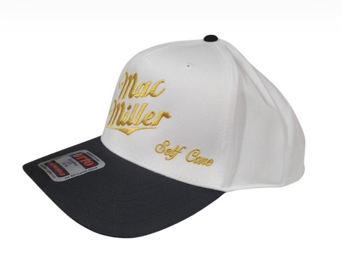 Mac Miller Genuine Draft Sepf Care Hat SnapBack Black Brim Otto Caps Vtg Style - Picture 2 of 3