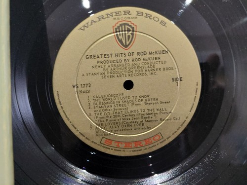 ROD McKuen 14 GREATEST HITS COMPLIATION LP KALEDOSCOPE FOLK POET ORG.CND PRES MT - Picture 5 of 5