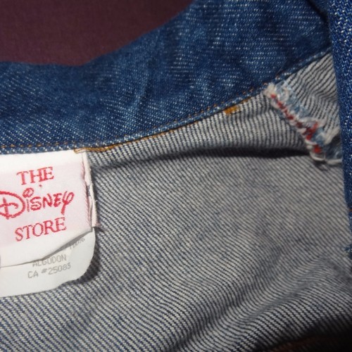 Jean Jacket 101 Dalmatian Disney Store Size 6 Plaid Fleece Green Red Blue Girls - Picture 5 of 11