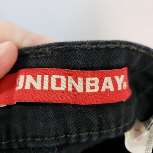 Unionbay Bermuda Shorts Damen 3 schwarz Denim Pattentasche Stretch Cowgirl Westren - Bild 7 von 13