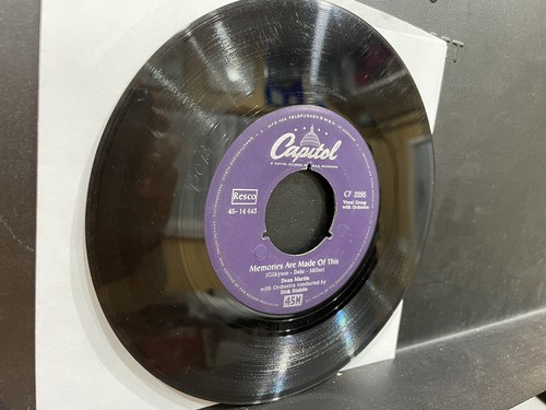 Dean Martin Memories Are Made of This vinyl 7” 45⭐️German ‘55 Press🔥Rat Pack