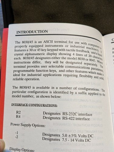  Colgante/controlador de interfaz Ampex/Markem 80N45R2-1 cat# 1294095-01/1 - Imagen 4 de 6