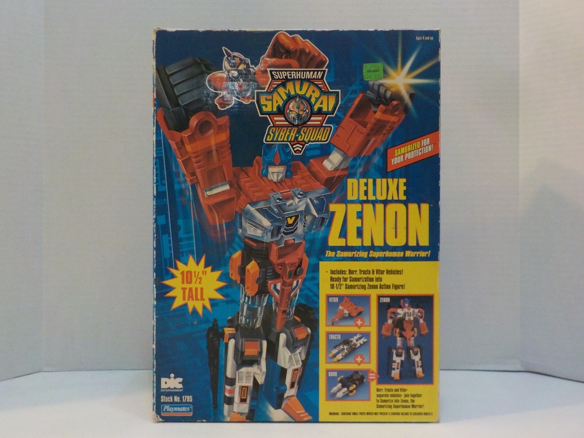 Human Player ヒューマンプレイヤー　黒　白　2点セット　バンダイ N G0607 Deluxe Zenon 1994 Playmates Super Human Samurai