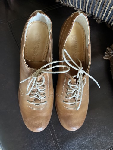 All Leather Timberland Boot Company Lace Up High Heel shoes sz 8 new - Picture 7 of 7