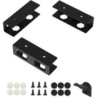 Under Table Laptop Storage Mount Metal Protective Tray Under Desk Notebook Mount