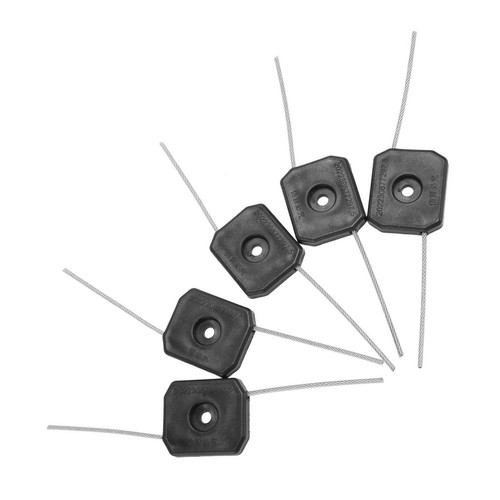 Steel Wire Trimmer Head, 5pcs 150mm Trimmer Line Grass Cutting Head Solid Black - Picture 9 of 10