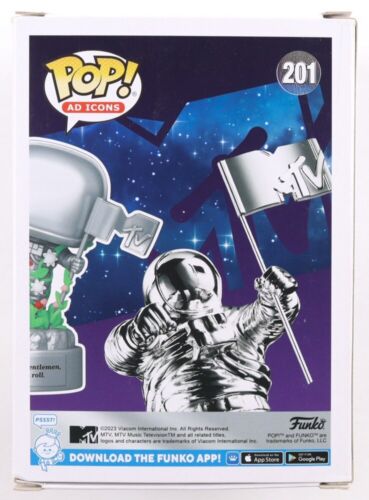 Astronaut John Herrington Signed 201 MTV Moon Person Funko Pop! Vinyl Figure BGS - Picture 3 of 23