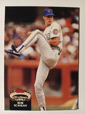 BOB SCANLAN CHICAGO CUBS 1992 TOPPS STADIUM CLUB BASEBALL CARD #112