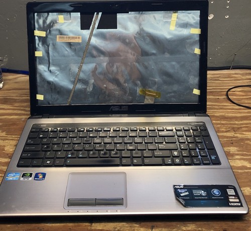 Laptop Asus A53S Intel Core i7-2670QM 2,20 GHz 2 GB de RAM negra para piezas LEER - Imagen 2 de 6