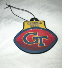 **GEORGIA TECH YELLOW JACKETS Car Auto Truck Mirror Dangler #1 - NEW**