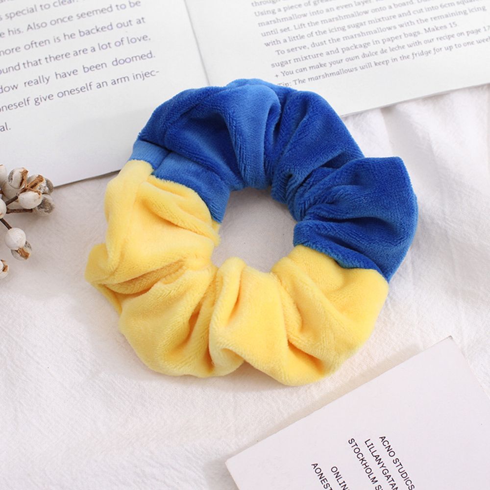 Velvet Scrunchies Elastic Hair Bands Soft Hair Tie Plush ...