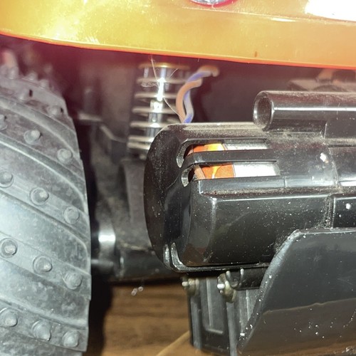 Radio Shack Red Turbo Tiger Buggy 4x4 Off Road RC Car Vtg Japan Read Description - Picture 9 of 17