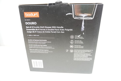 Bodum Douro 2 DOPPELWANDIGE GLÄSER MIT GRIFF 13,5 Unzen - NEU OFFENE BOX * BITTE LESEN ++ - Bild 6 von 9