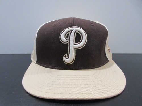 Philadelphia Phillies Hat Cap Fitted Mens 7 3/8 Brown Baseball American Needle - 第 1/10 張圖片