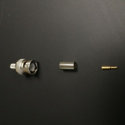 InstallerCCTV BNC Connector - CRIMP 3pcs for CCTV Security Camera 10 Sets - Picture 5 of 6