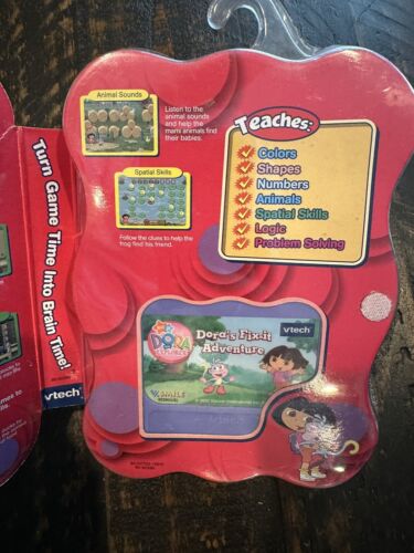 Dora’s Fix-it Adventure V.Smile V-motion Vtech BRAND NEW FACTORY SEALED - Picture 4 of 6