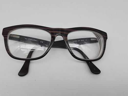 Calvin Klein Eyeglasses FRAMES ONLY CK 5886 279 Wood GRAIN, Size 54-19-140 - Picture 8 of 8